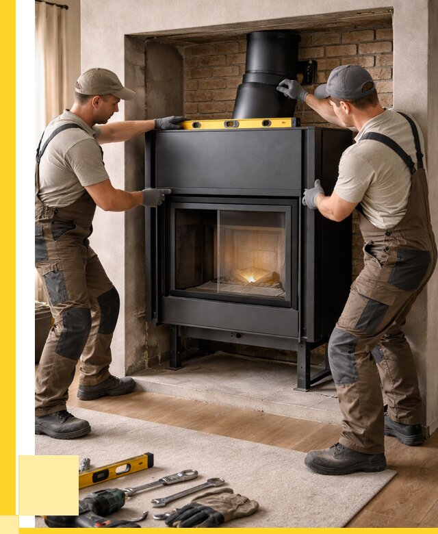 Установка каминных топок в Миассе под ключ от 18306 р. | ЭриданМсс