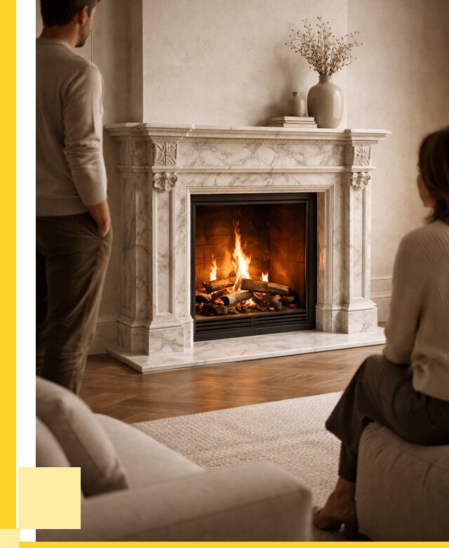 Мраморные камины под ключ в Миассе от 254250 р. | ЭриданМсс