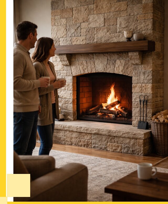 Каменные камины на заказ в Миассе от 183060 р. | ЭриданМсс