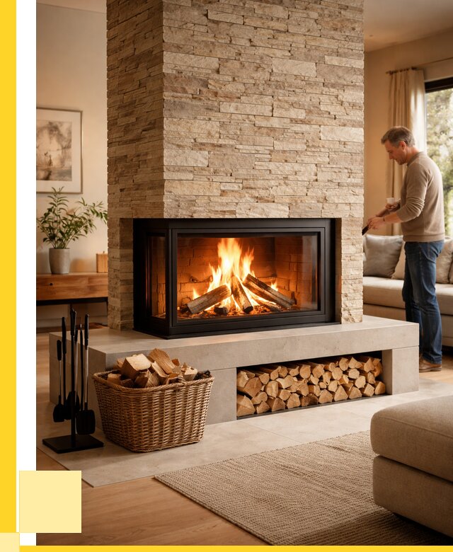 Дровяной камин под ключ в Миассе от 203400 р. | ЭриданМсс