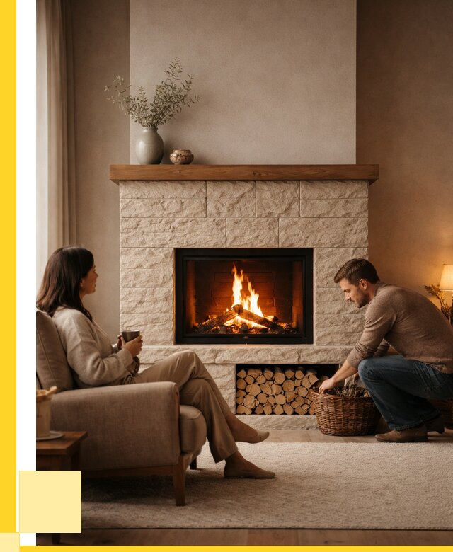 Камины для дома в Миассе под ключ от 152550 р. | ЭриданМсс