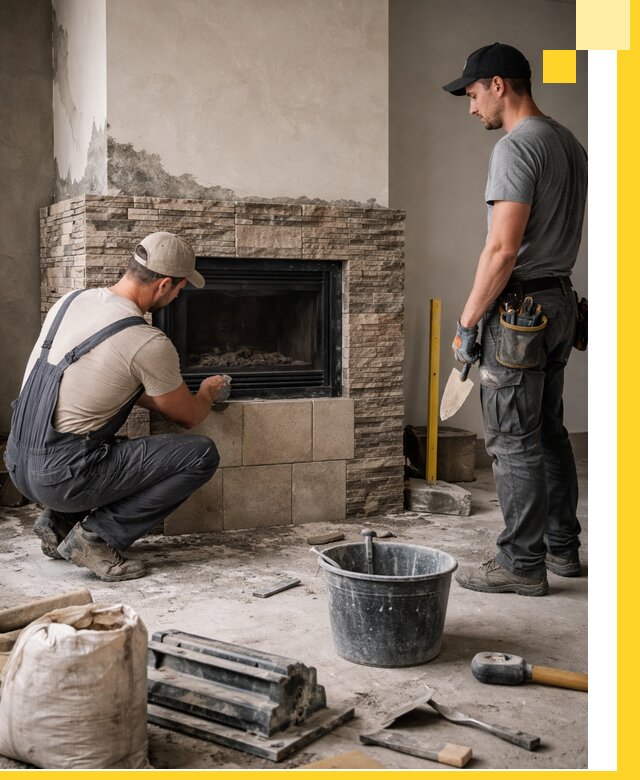 Камины под ключ в Миассе: проект, изготовление и монтаж