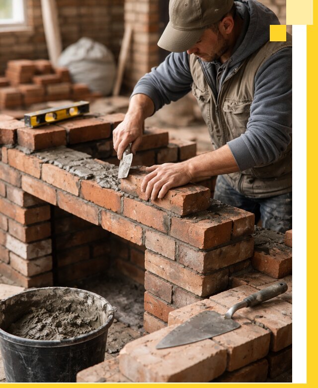 Кладка каминов под ключ в Миассе профессиональная отделка и монтаж