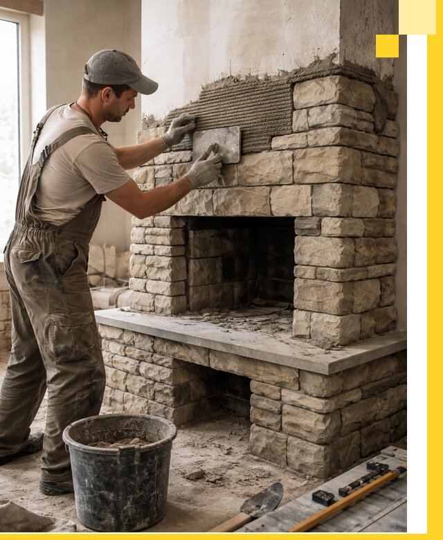 Строительство каминов под ключ в Миассе от проектирования до монтажа