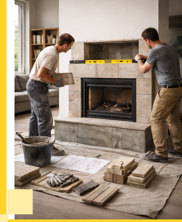 Монтаж каминов и установка в Миассе от 45765 р. | ЭриданМсс