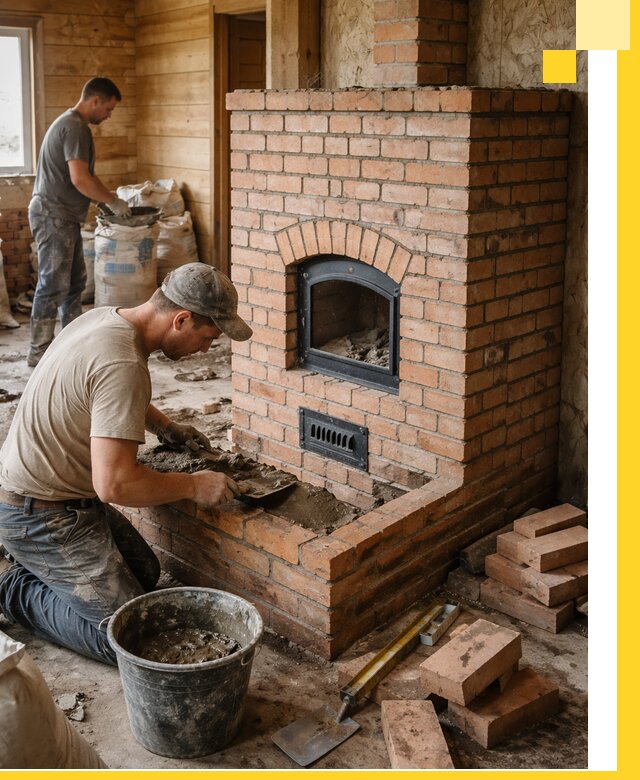 Профессиональное строительство печей в Миассе под ключ