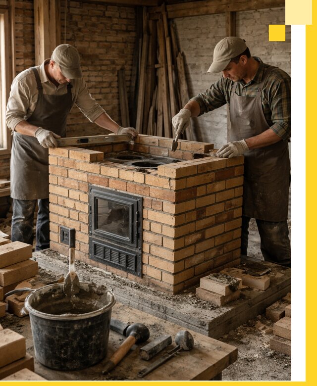 Изготовление и установка варочных печей под ключ в Миассе