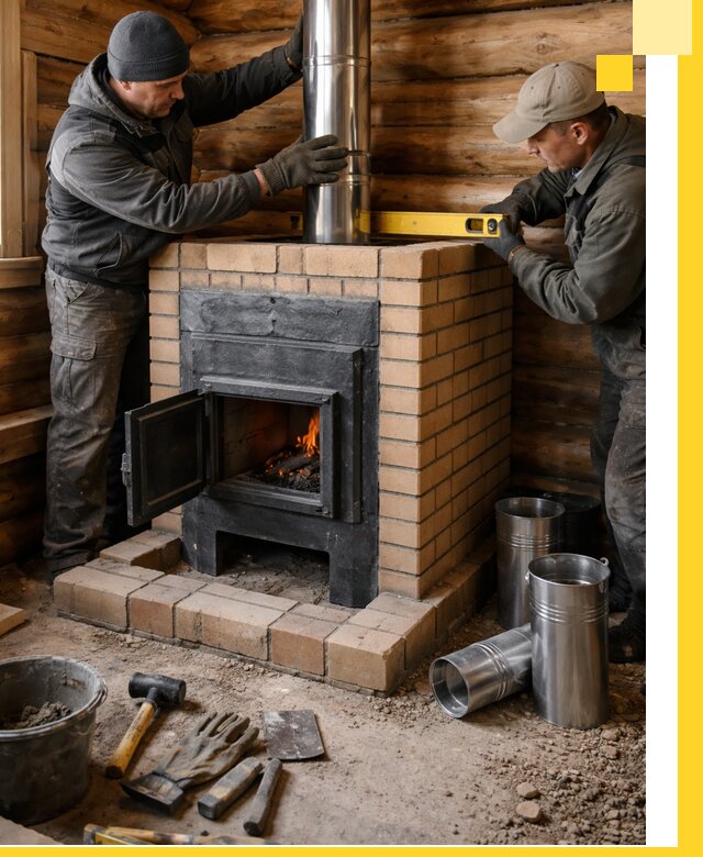 Проектирование, изготовление и установка банных печей в Миассе