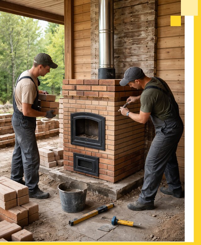Производство и установка дачных печей под ключ в Миассе