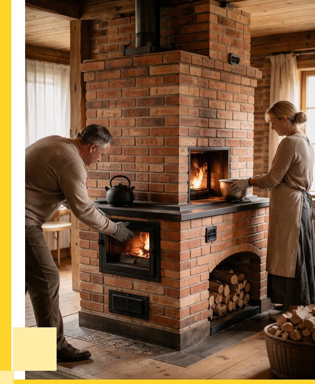 Печи для загородного дома под ключ в Миассе от 81360 р. | ЭриданМсс