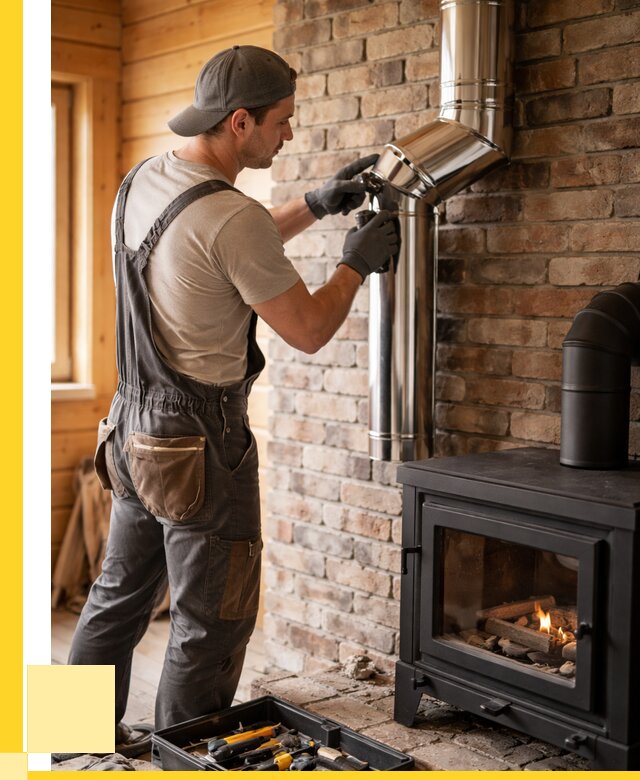 Монтаж дымоходов для печей в Миассе от 7628 р. | ЭриданМсс