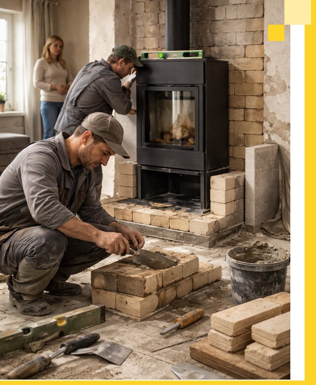 Печи и камины под ключ: проект, установка в Миассе