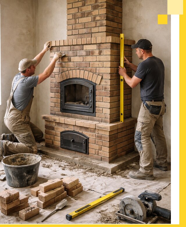 Продажа и установка печей и каминов для дома под ключ в Миассе