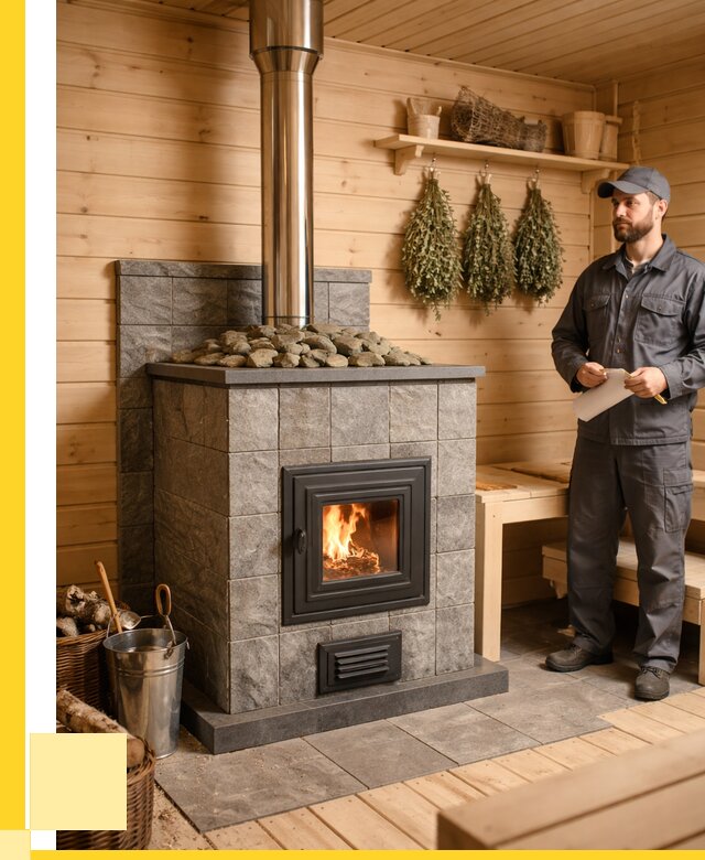 Печи для бани под ключ в Миассе от 122040 р. | ЭриданМсс