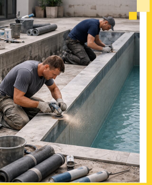 Профессиональный ремонт бассейнов под ключ в Миассе