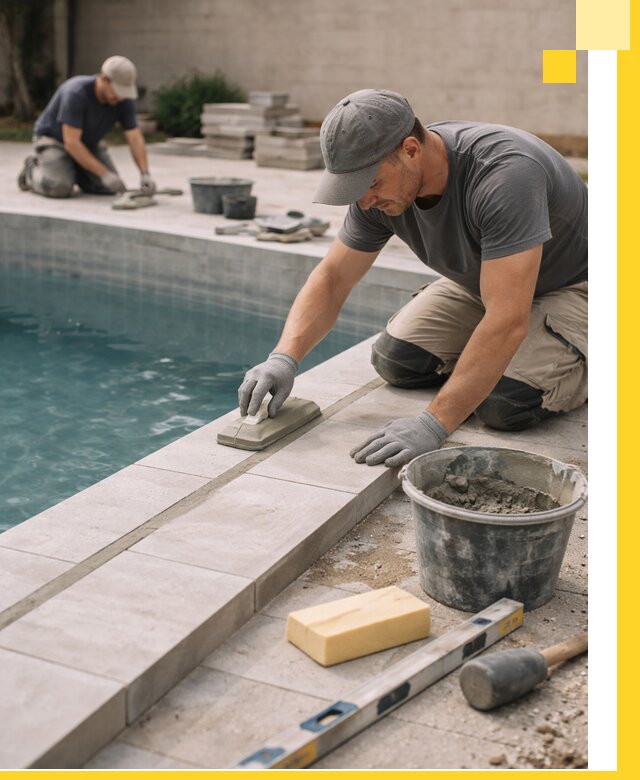 Отделка бассейнов в Миассе: декоративная отделка и гидроизоляция