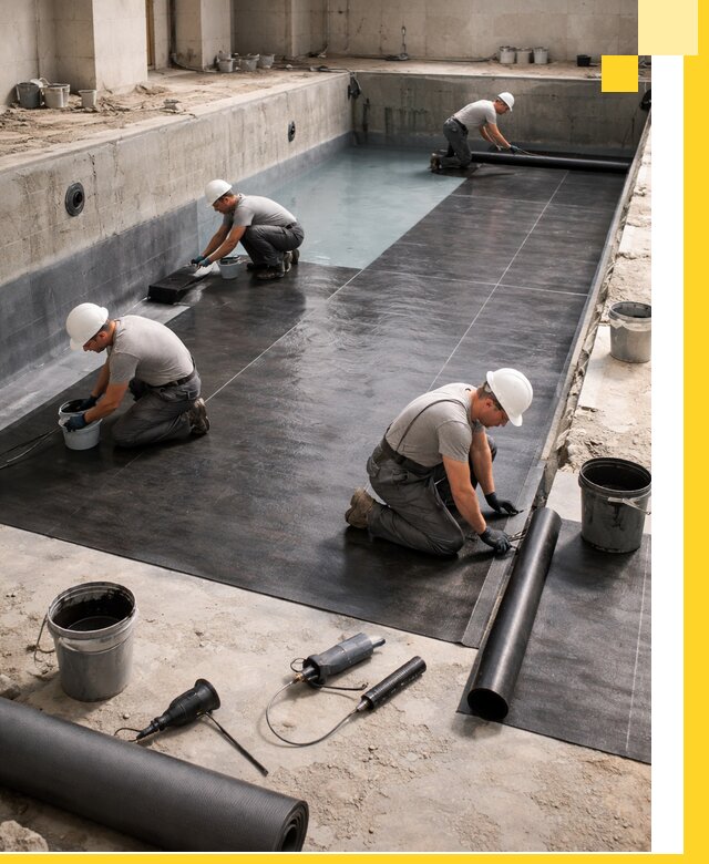 Профессиональная гидроизоляция бассейнов и чаш в Миассе под ключ