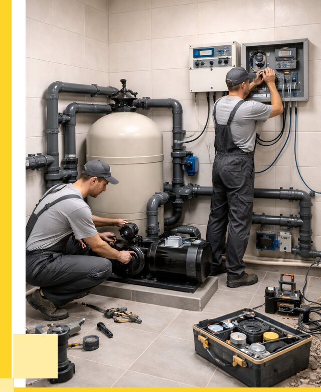 Монтаж оборудования для бассейнов в Миассе от 40680 р. | ЭриданМсс