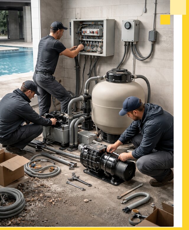 Профессиональный монтаж оборудования для бассейнов в Миассе