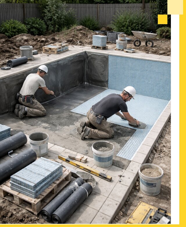 Проектирование и строительство стационарных бассейнов в Миассе