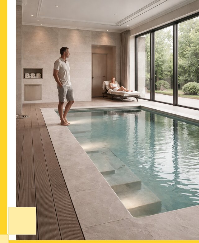 Бассейны в коттедже под ключ в Миассе от 1220400 р. | ЭриданМсс