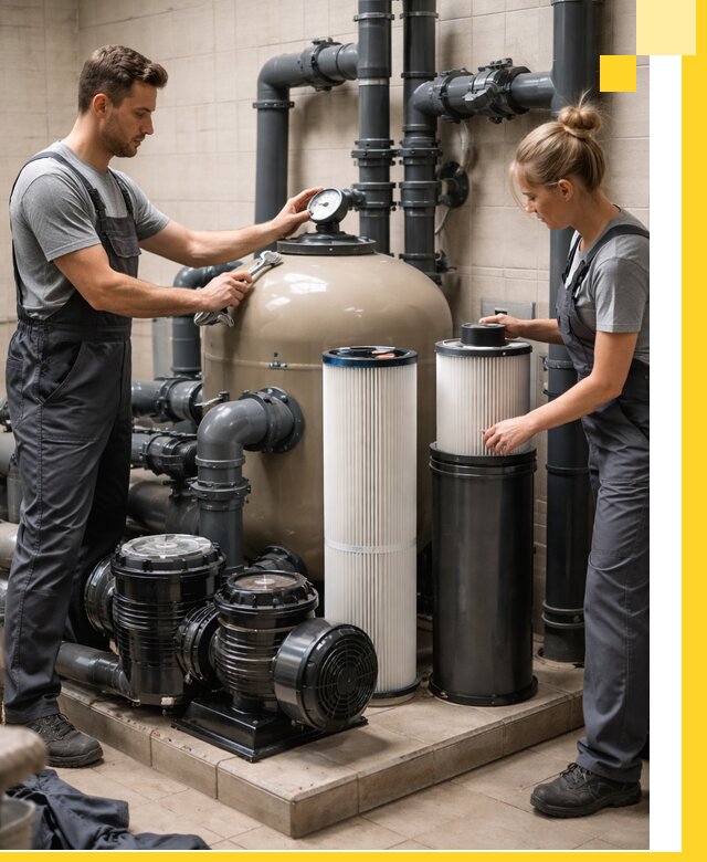 Фильтры и системы фильтрации для бассейнов в Миассе