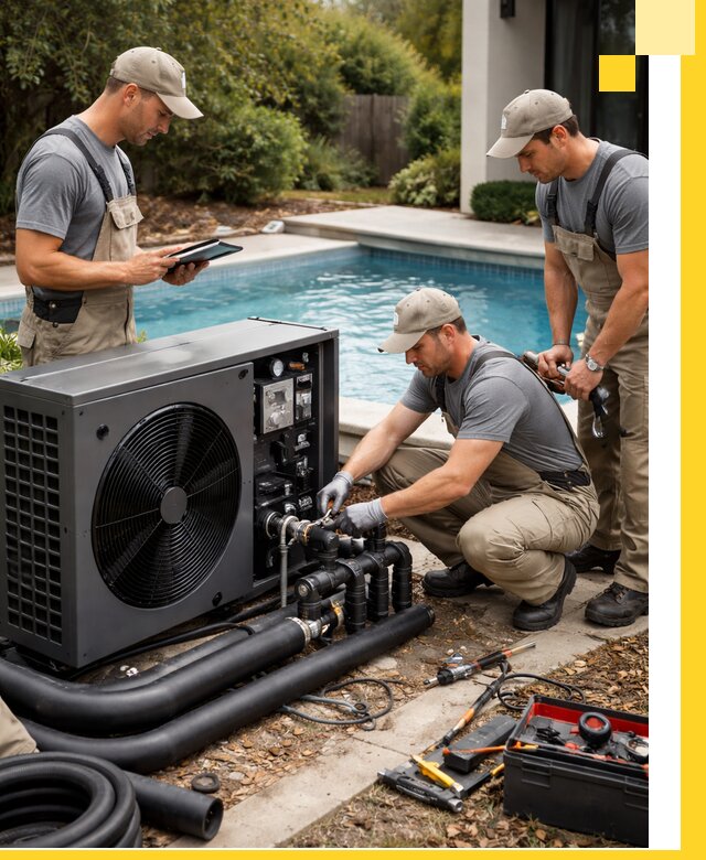 Проектирование и установка тепловых насосов для бассейнов в Миассе