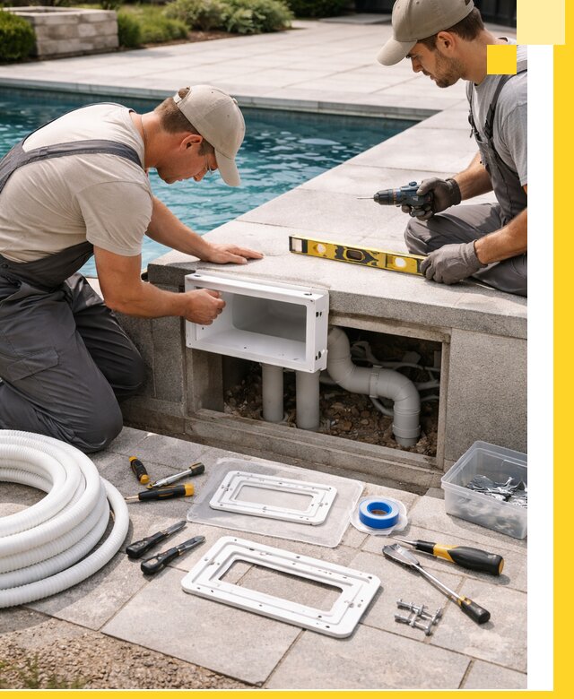 Поставка и установка скиммеров для бассейнов в Миассе