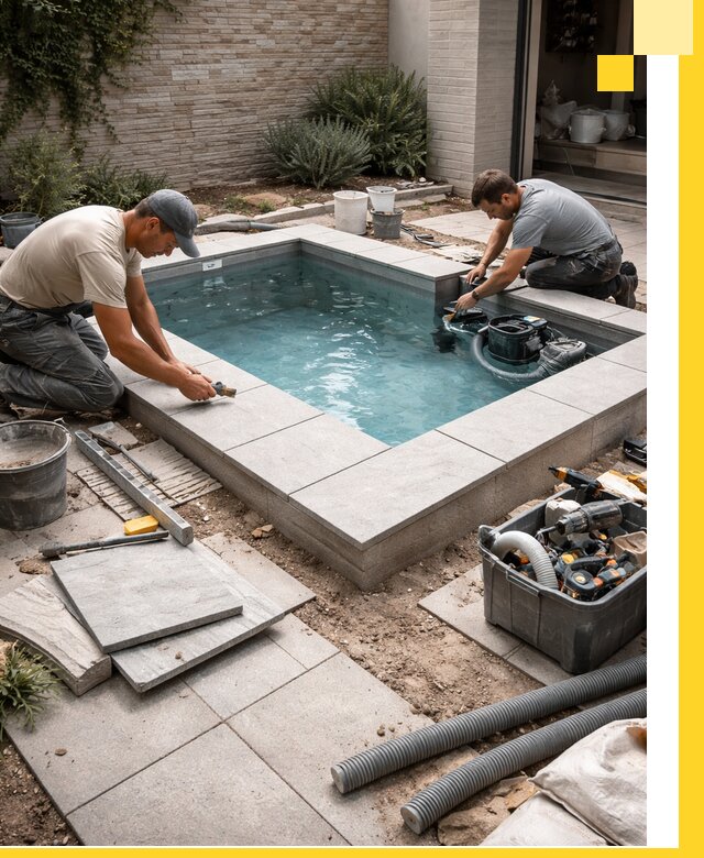 Мини бассейны под ключ в Миассе, дизайн и установка