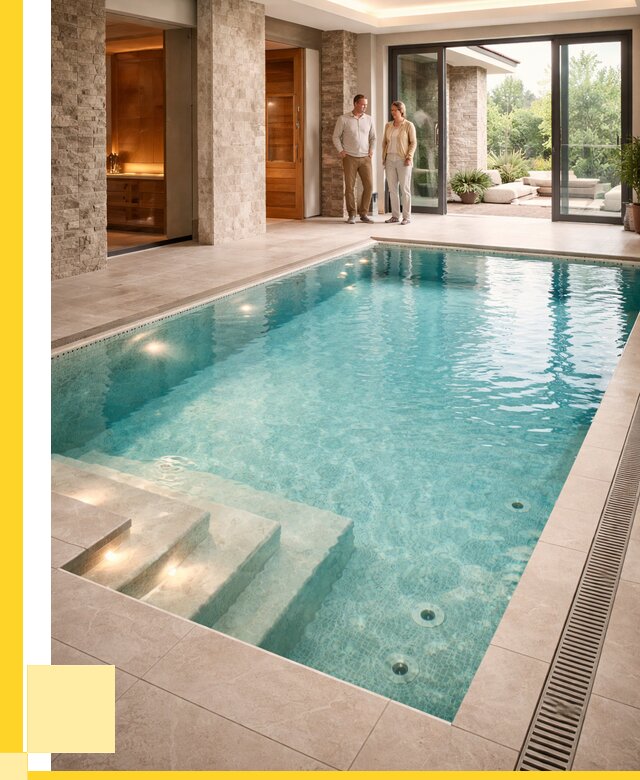 Бассейн во дворе в Миассе: проект, отделка от 1220400 р. | ЭриданМсс