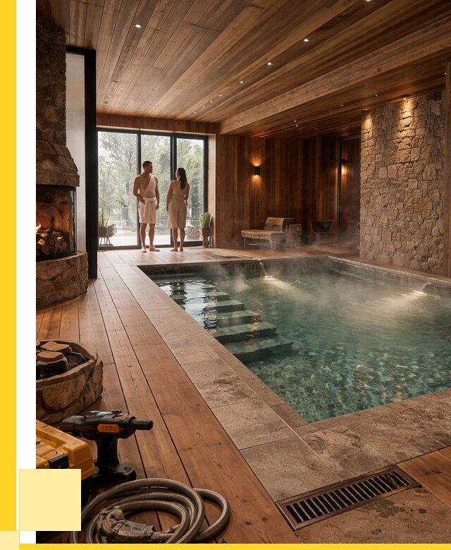 Проекты бань с бассейном под ключ в Миассе от 76275 р., ЭриданМсс