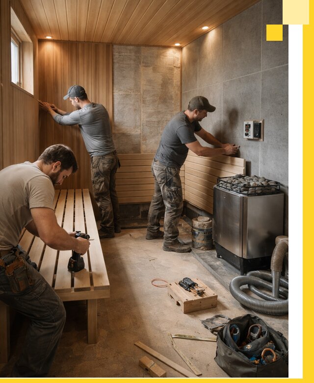 Сауны под ключ в Миассе, проектирование, строительство, отделка