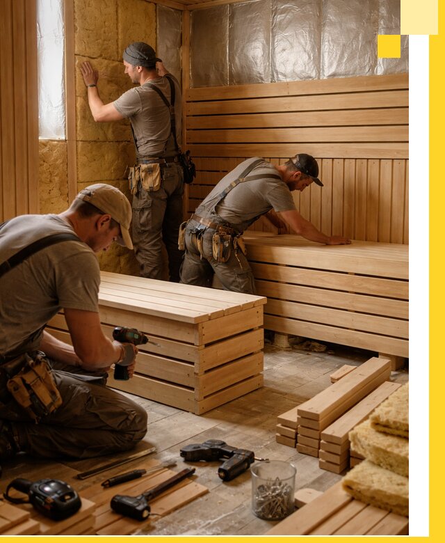 Профессиональное строительство саун под ключ в Миассе