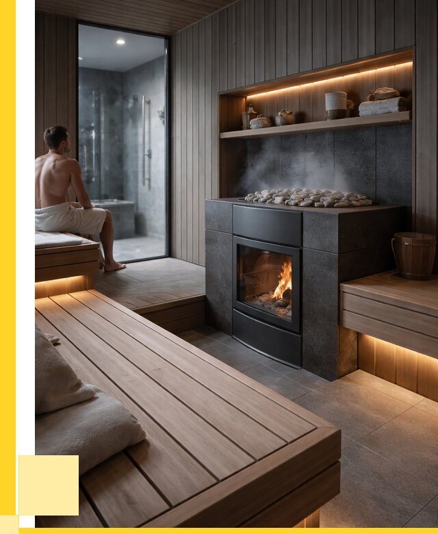 Проект сауны в частном доме в Миассе от 35595 р. | ЭриданМсс