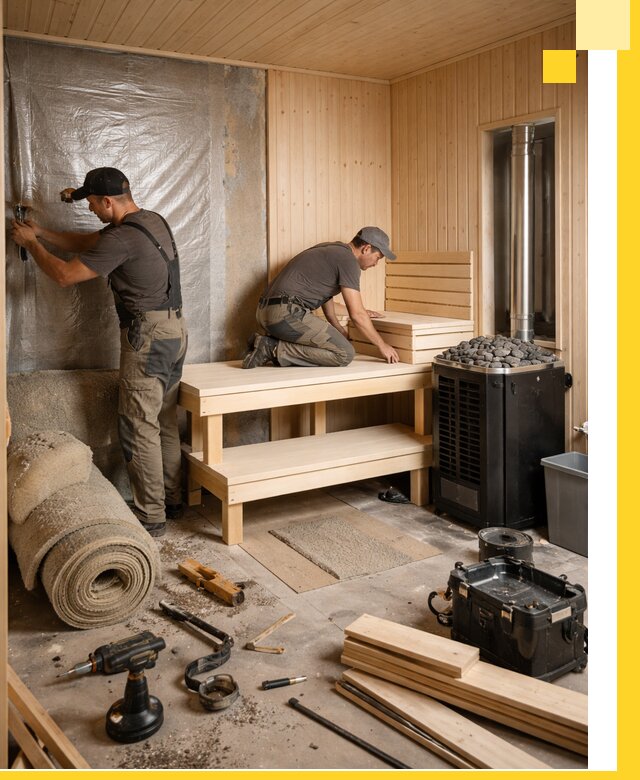 Проекты саун под ключ в Миассе дизайн и строительство