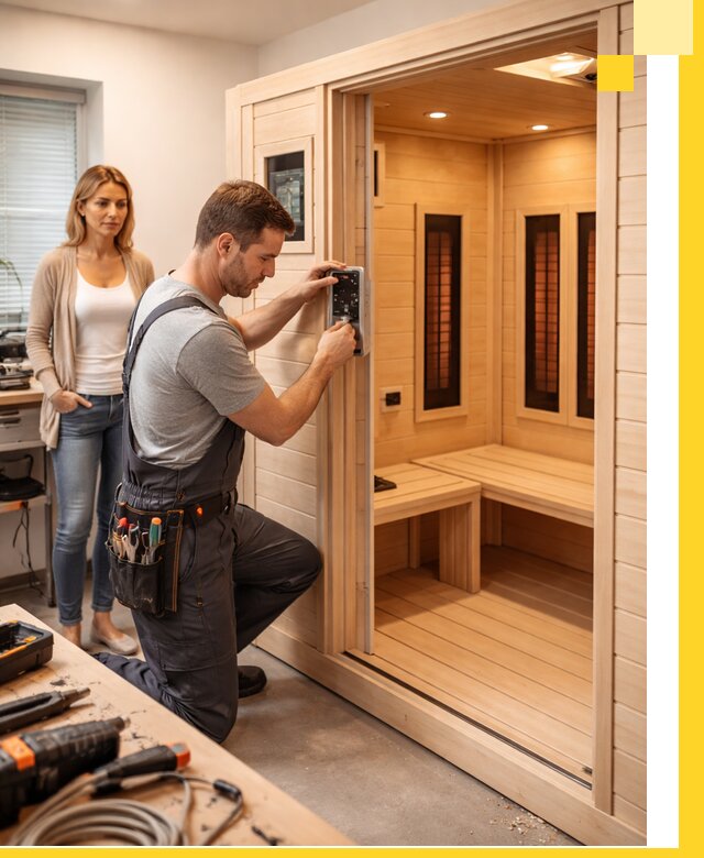 Инфракрасные сауны под ключ в Миассе продажа и установка