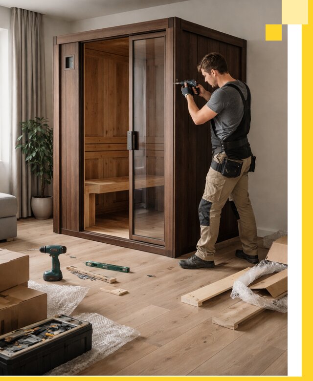 Установка и производство мини саун под ключ в Миассе