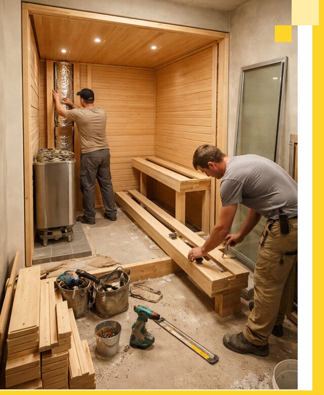 Проектирование и установка домашних саун под ключ в Миассе