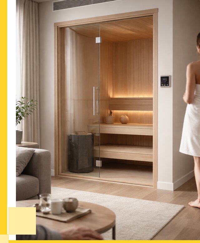 Сауна в квартире под ключ в Миассе от 122040 р. ЭриданМсс