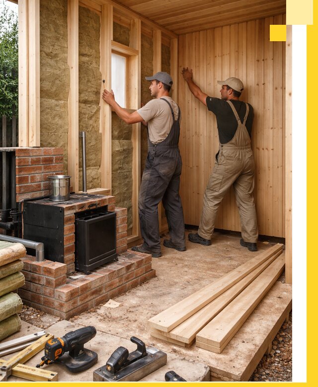 Строительство и установка дачных саун под ключ в Миассе