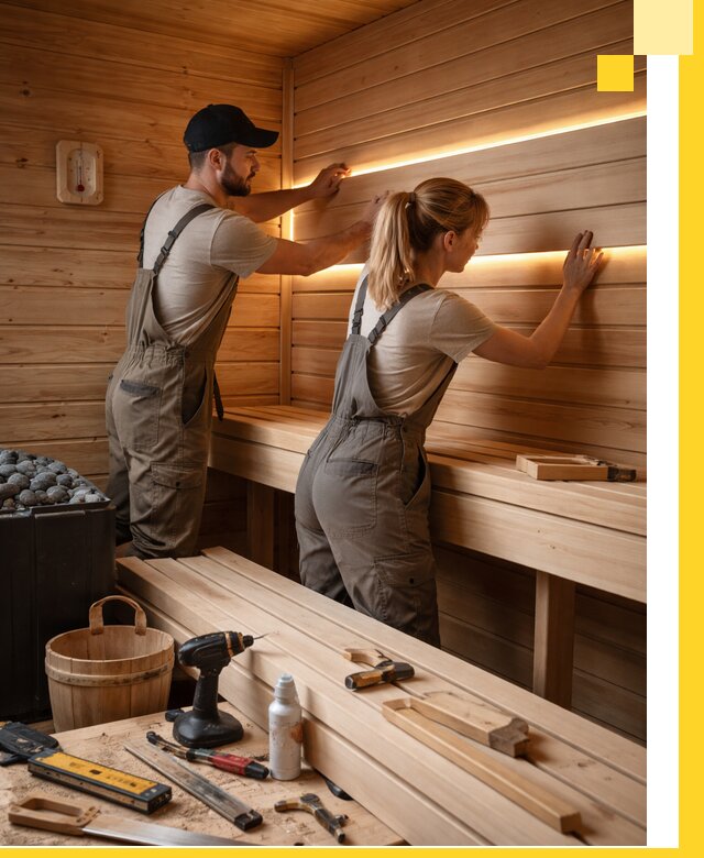 Дизайн саун и бань под ключ с индивидуальным проектом в Миассе