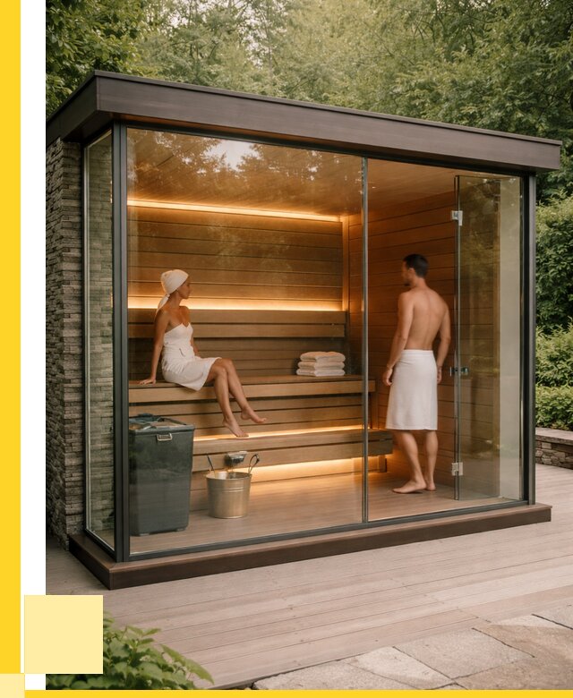Сауна стеклянная и двери для сауны в Миассе от 254250 р. | ЭриданМсс