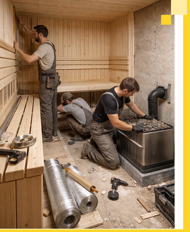 Индивидуальные сауны на заказ в Миассе под ключ, проект и монтаж