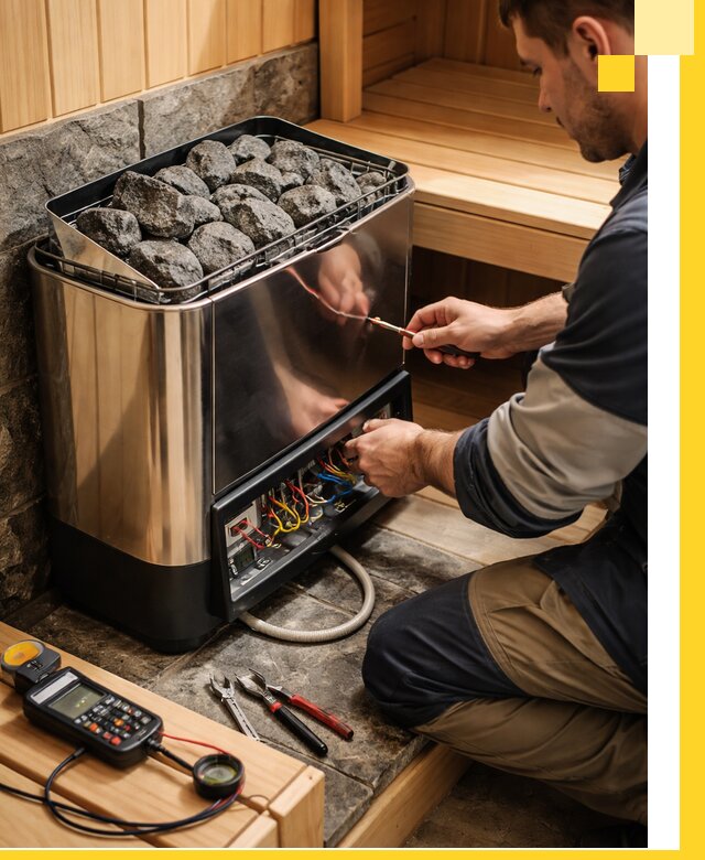 Продажа и установка электрокаменок для саун в Миассе