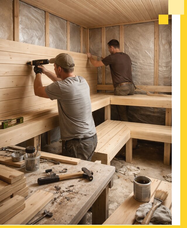 Профессиональная отделка бань и саун под ключ в Миассе