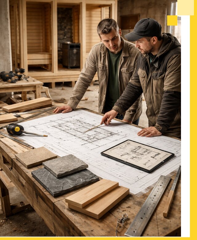 Проекты бань под ключ и планы строительства в Миассе