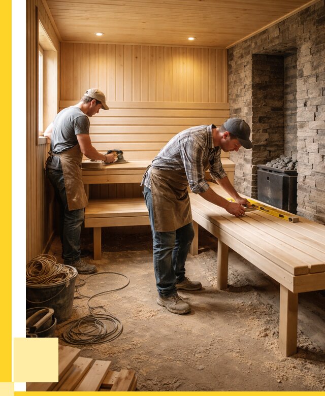 Отделка бани в Миассе: внутренняя отделка от 3051 р. | ЭриданМсс