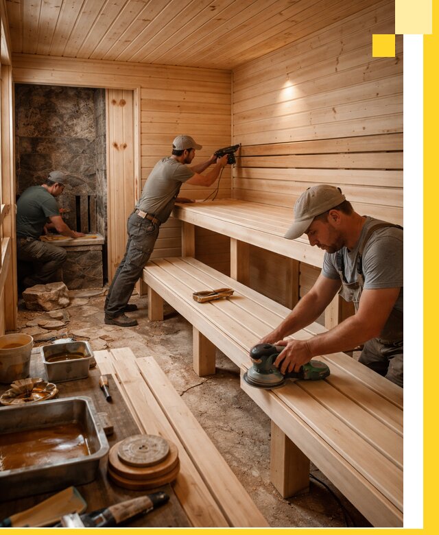 Профессиональная отделка бань в Миассе под ключ, с гарантией