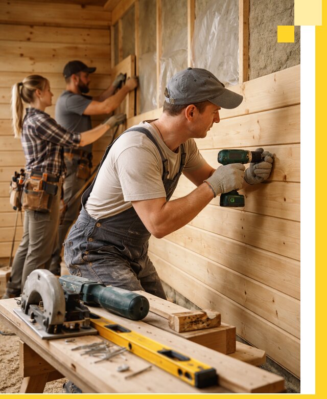 Обшивка бань под ключ в Миассе: отделка стен и потолков