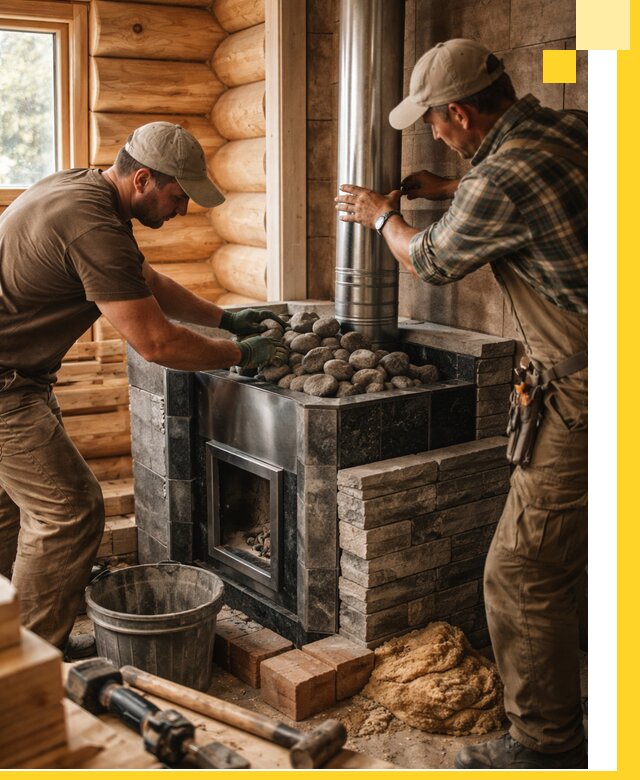 Строительство и отделка русских бань под ключ в Миассе